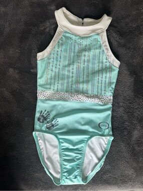 Zone Girls' Mint Green Sparkle One-Piece Bodysuit